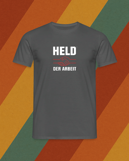 Herren T-Shirt Held der Arbeit