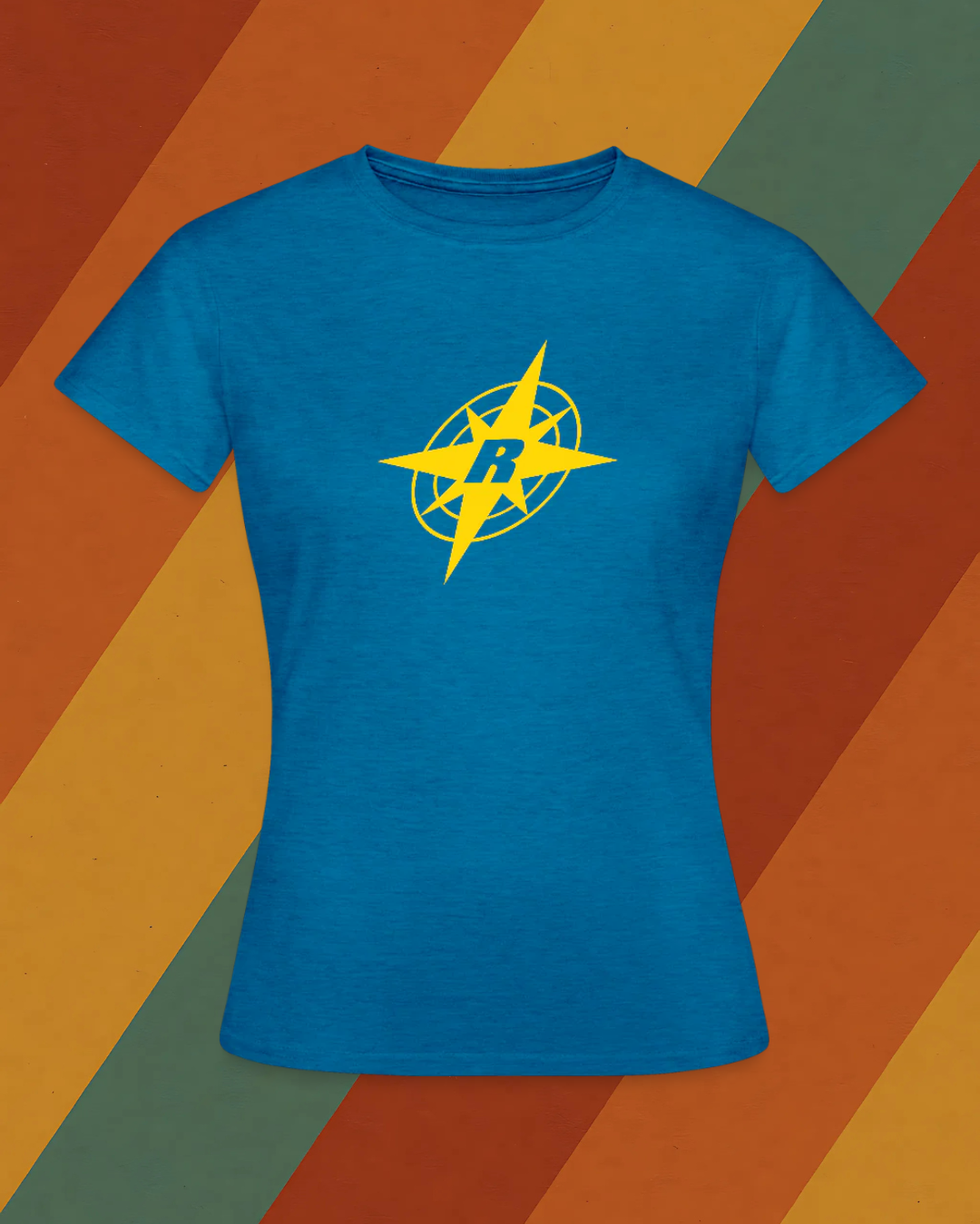 ROBOTRON Damen T-Shirt im DDR Retro Design mit Kultlogo