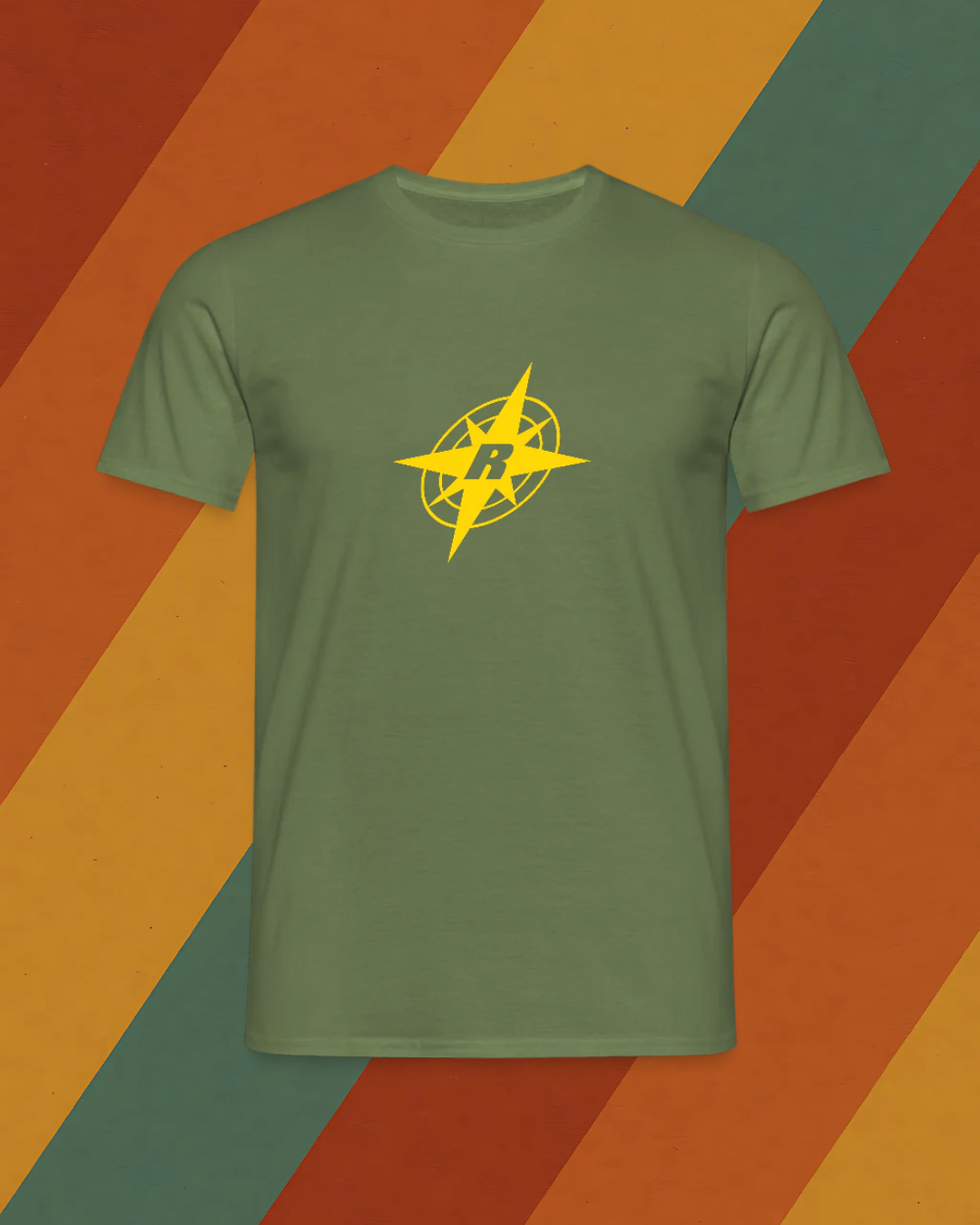 ROBOTRON Herren T-Shirt mit DDR Retro Logo aus der Computergeschichte