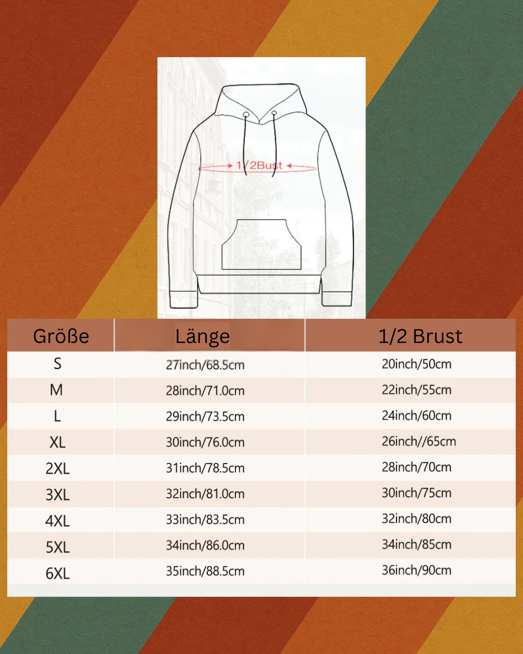 DDR Hoodie mit Flagge
