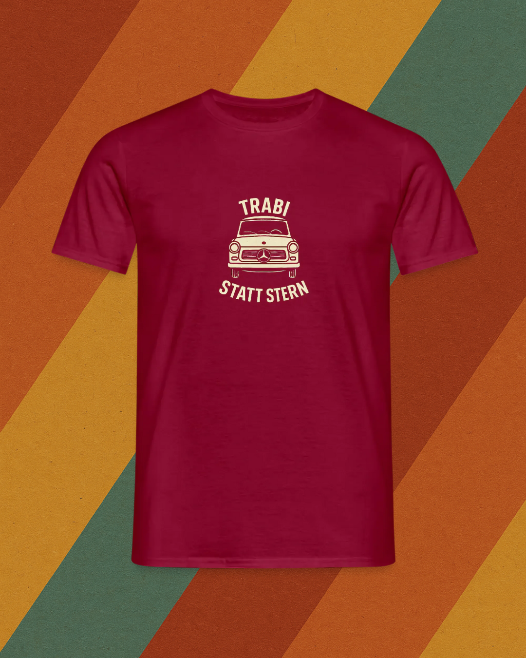 TRABI STATT STERN T-Shirt DDR Kult
