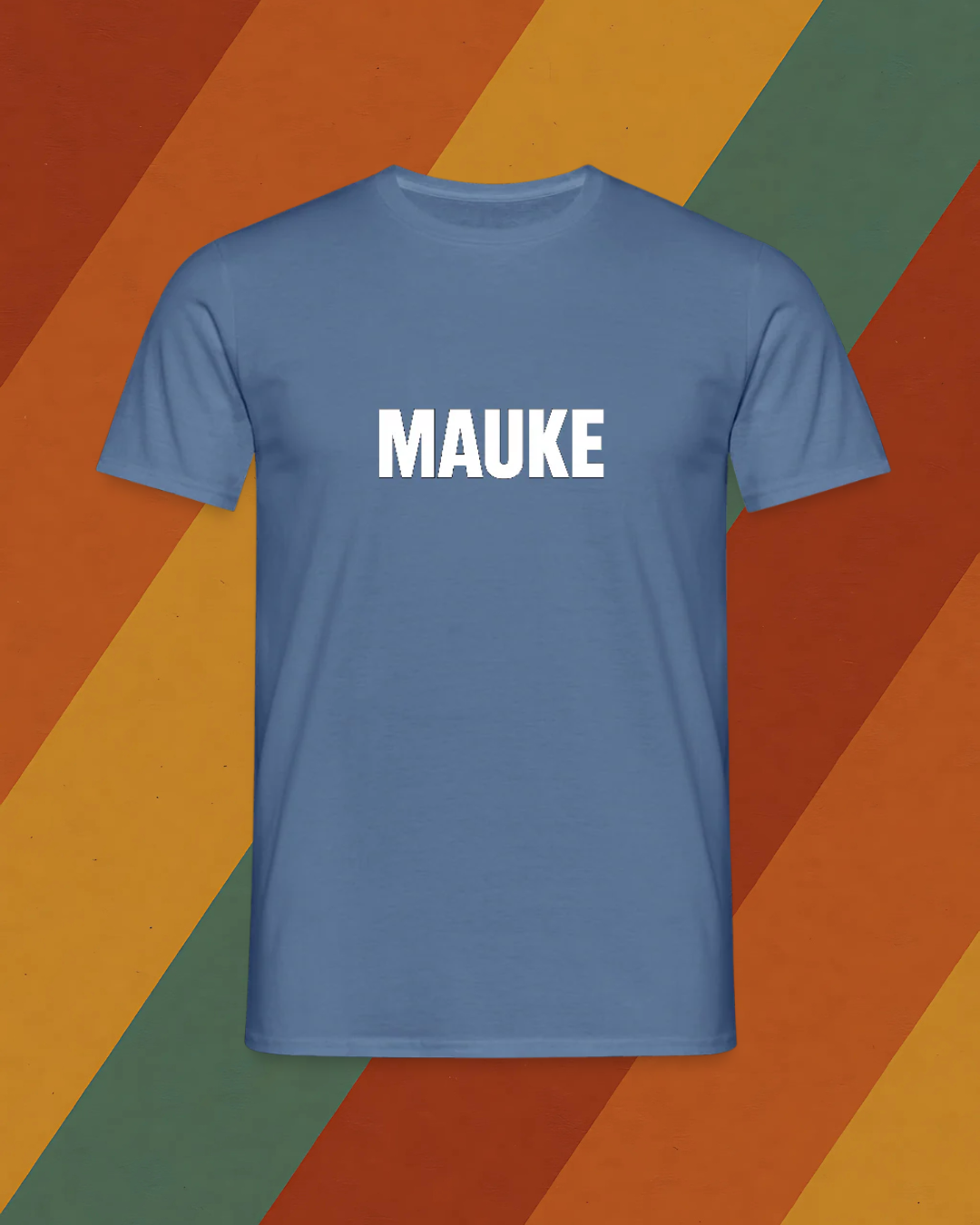 DDR T-Shirt – MAUKE Ossi-Kultwort mit Wumms