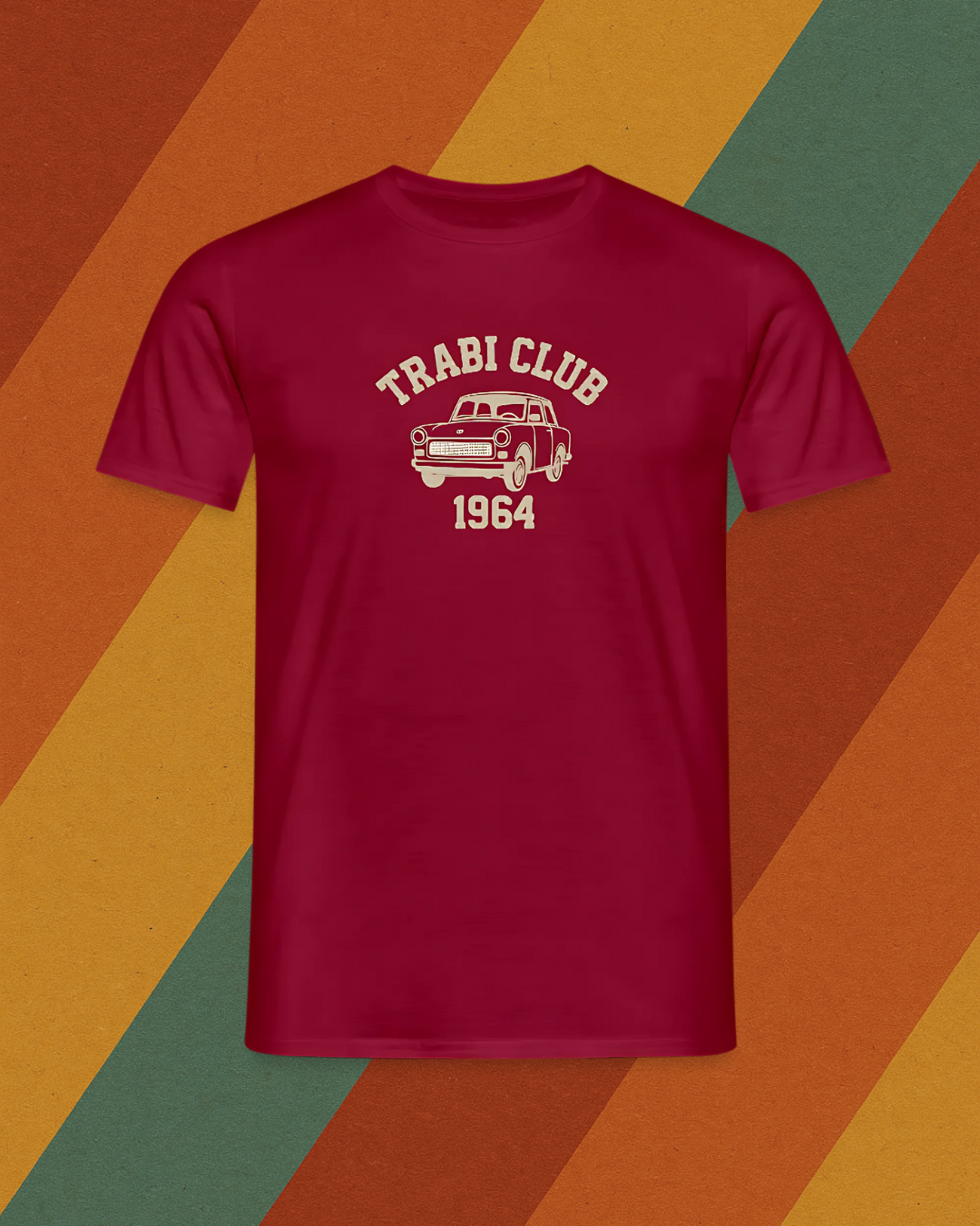 TRABI CLUB 1964 T-Shirt DDR Oldtimer Kult