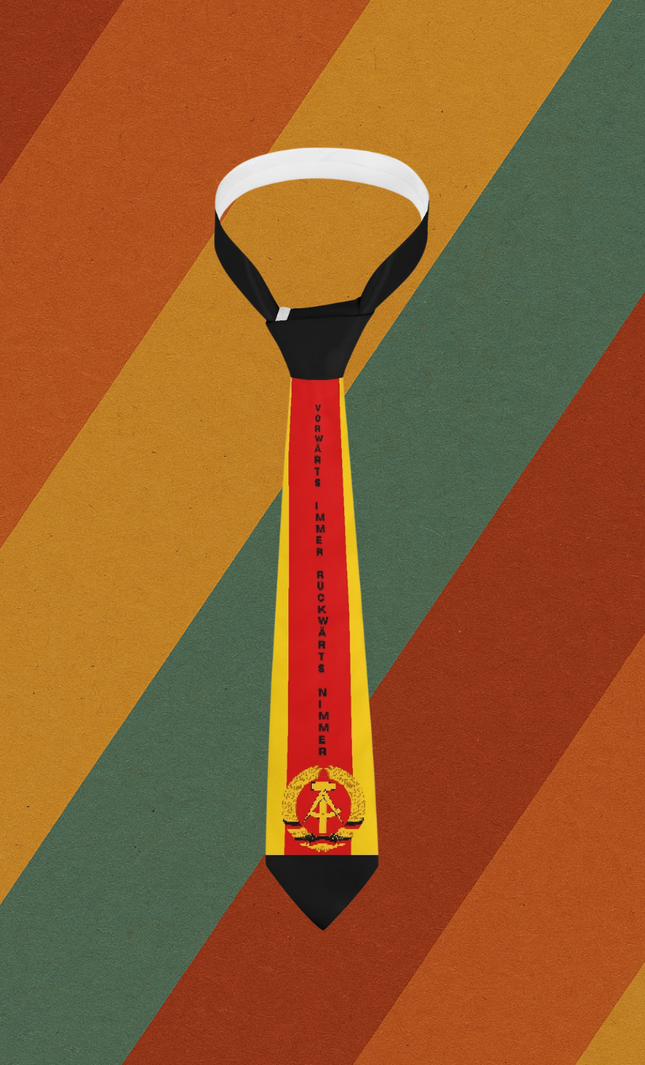 DDR Krawatte Vorwärts Immer