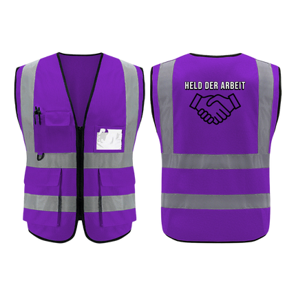 DDR KULT | Warnweste Brigadier (Multi-Taschen Sicherheitsweste)