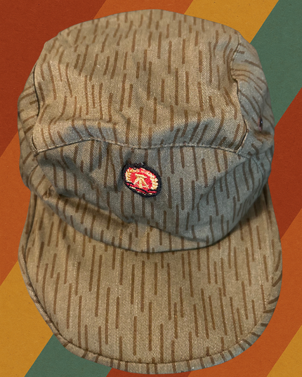 NVA Feldmütze – Strichtarn mit Schirm