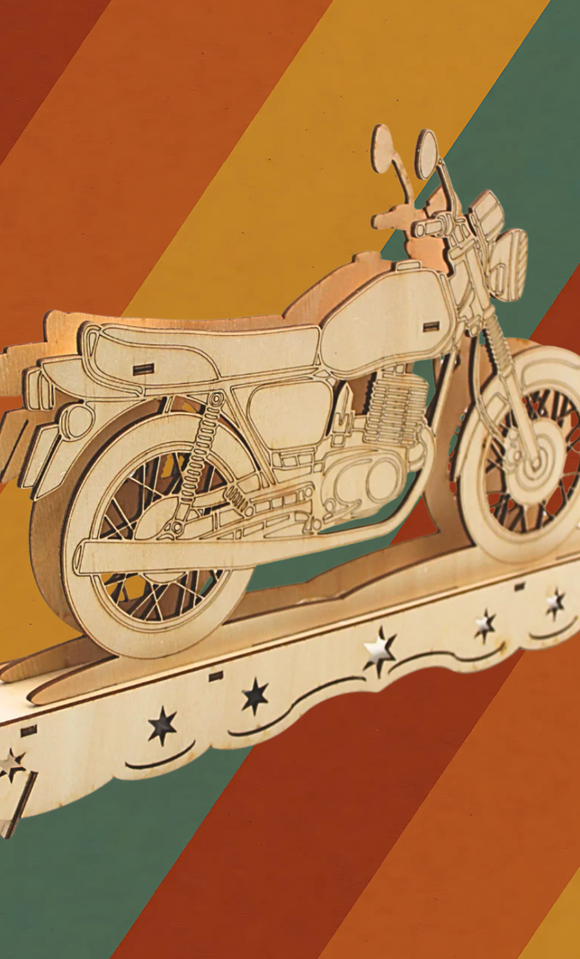 Ostalgie Schwibbogen MZ ETZ 250