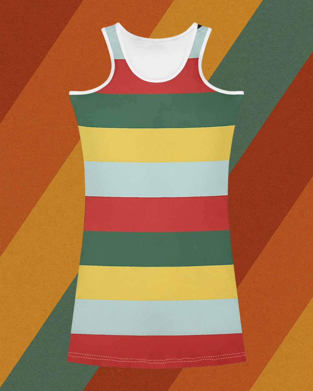 DDR-Minikleid im Streifenlook