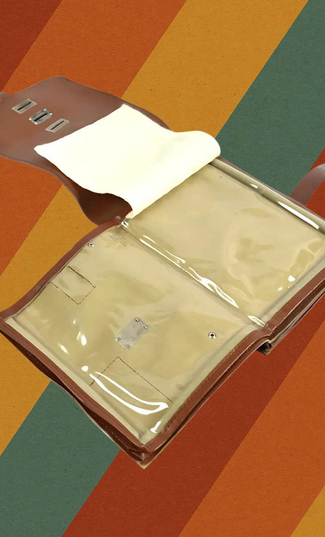 NVA Kartentasche – braun (gebraucht)