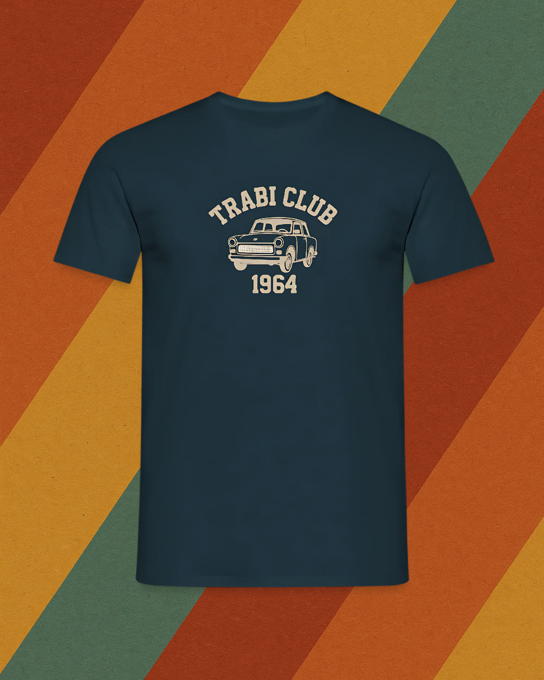 TRABI CLUB 1964 T-Shirt DDR Oldtimer Kult