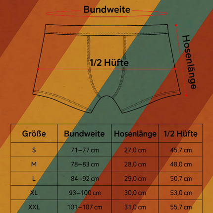 DDR KULT | Boxershorts "DDR Flagge" (Retro Unterhose Herren)