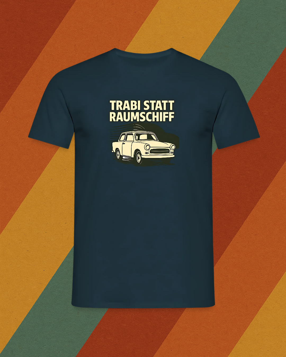TRABI STATT RAUMSCHIFF T-Shirt DDR Kult
