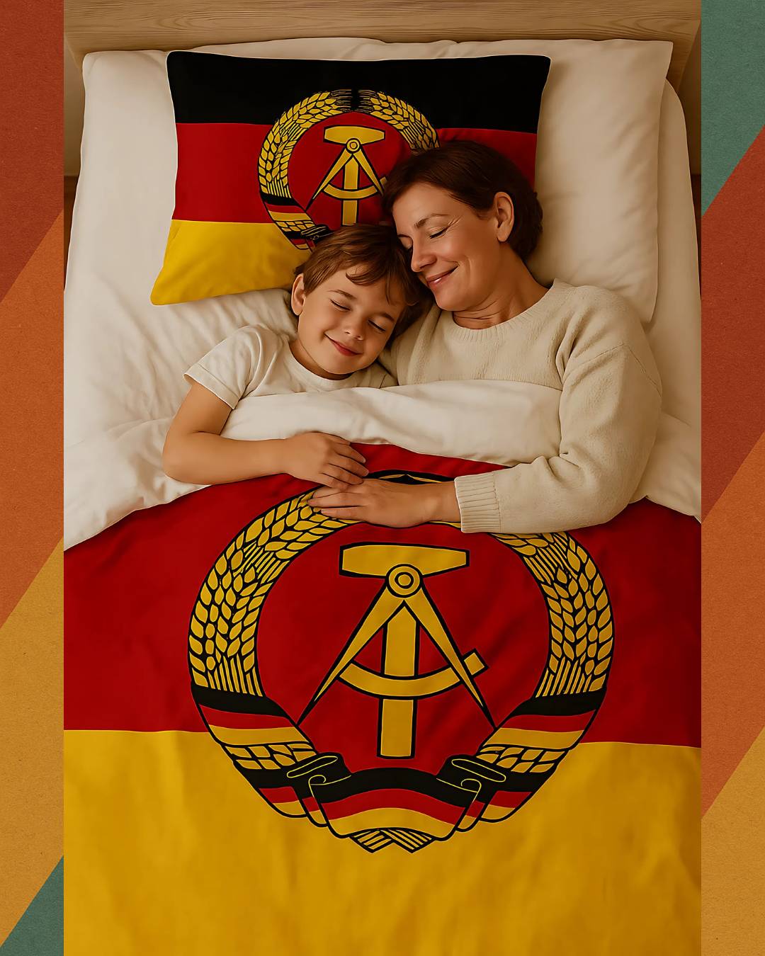 DDR Bettwäsche – Staatswappen-Design
