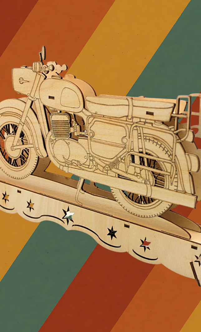 Ostalgie Schwibbogen MZ ES 250