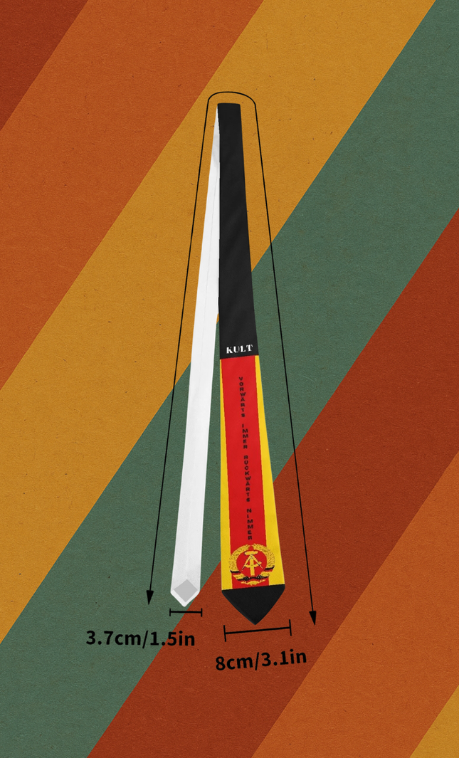 DDR Krawatte Vorwärts Immer