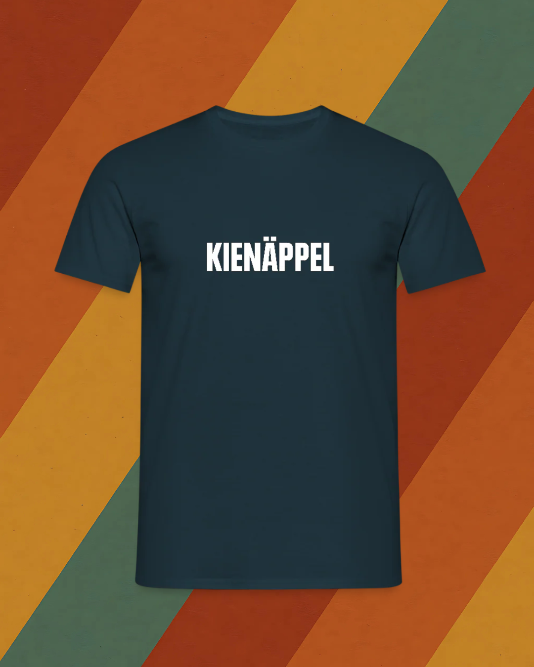 DDR T-Shirt – KIENÄPPEL Schriftzug aus dem Osten