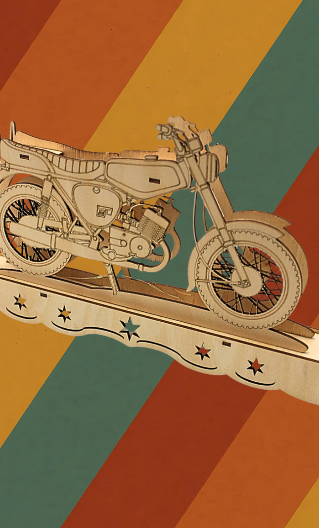 Ostalgie Schwibbogen Simson S51