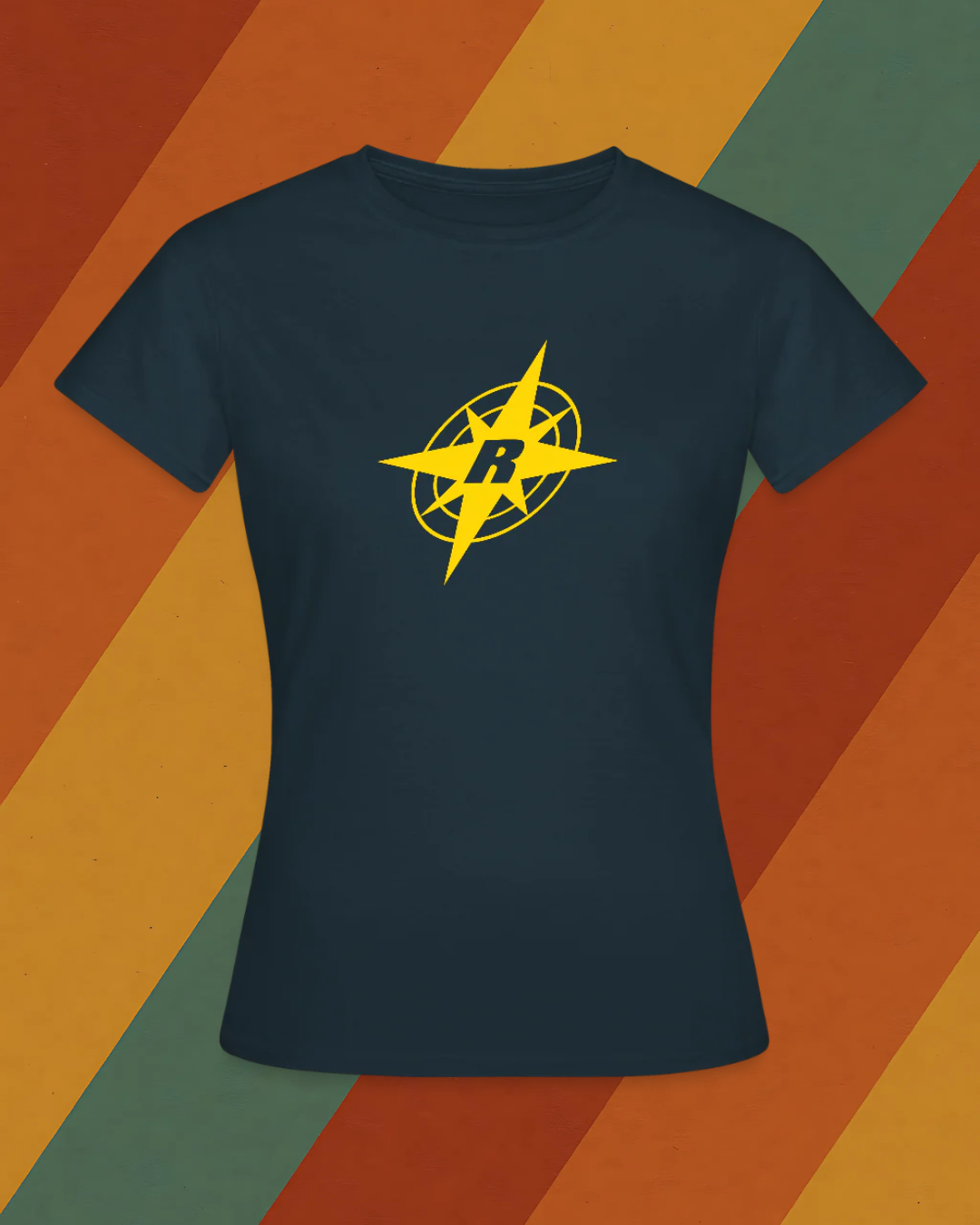 ROBOTRON Damen T-Shirt im DDR Retro Design mit Kultlogo