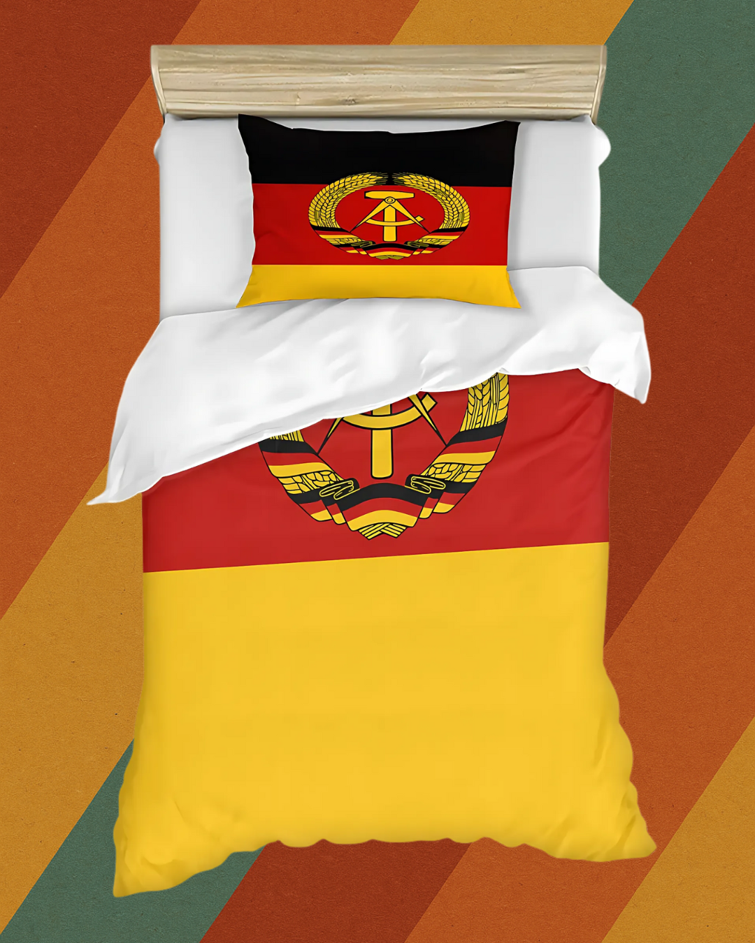 DDR Bettwäsche – Staatswappen-Design