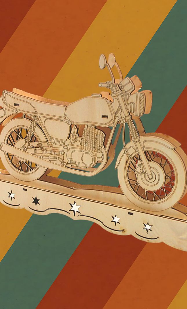 Ostalgie Schwibbogen MZ ETZ 250