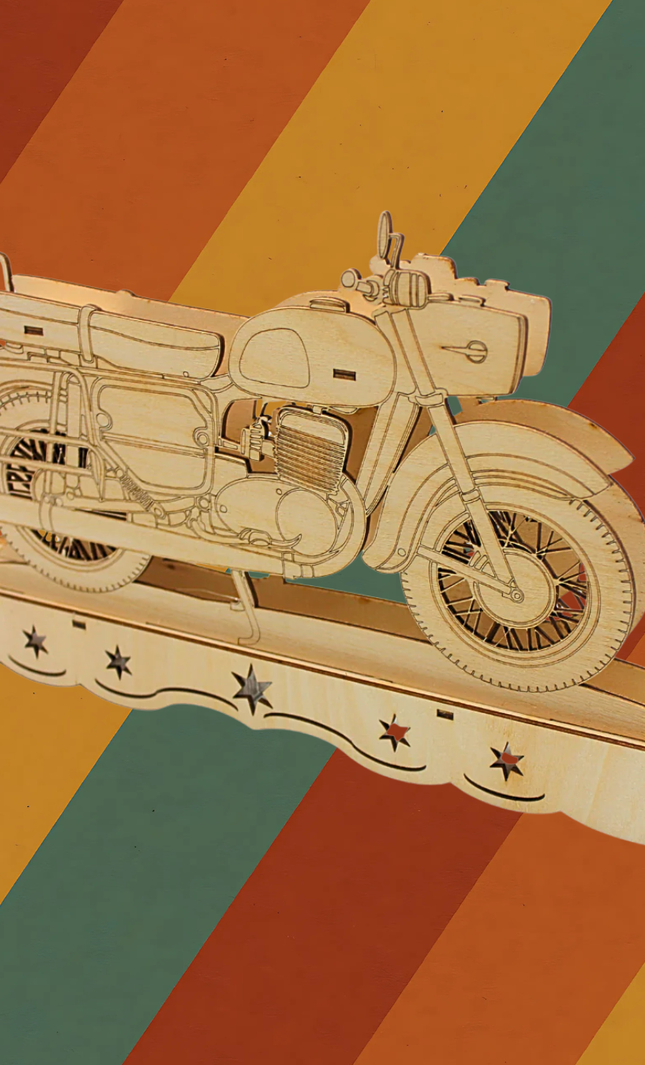 Ostalgie Schwibbogen MZ ES 250