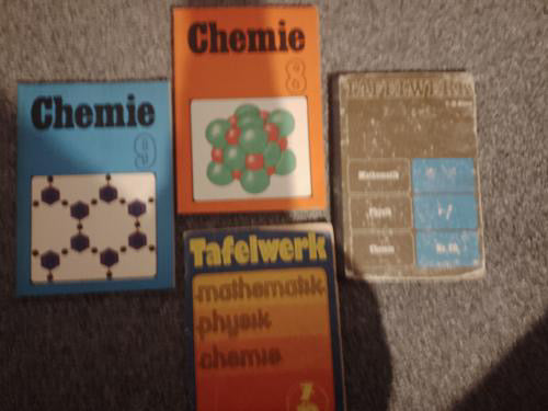 Chemie & Tafelwerk – DDR-Schulbuchsammlung (4 Bände)