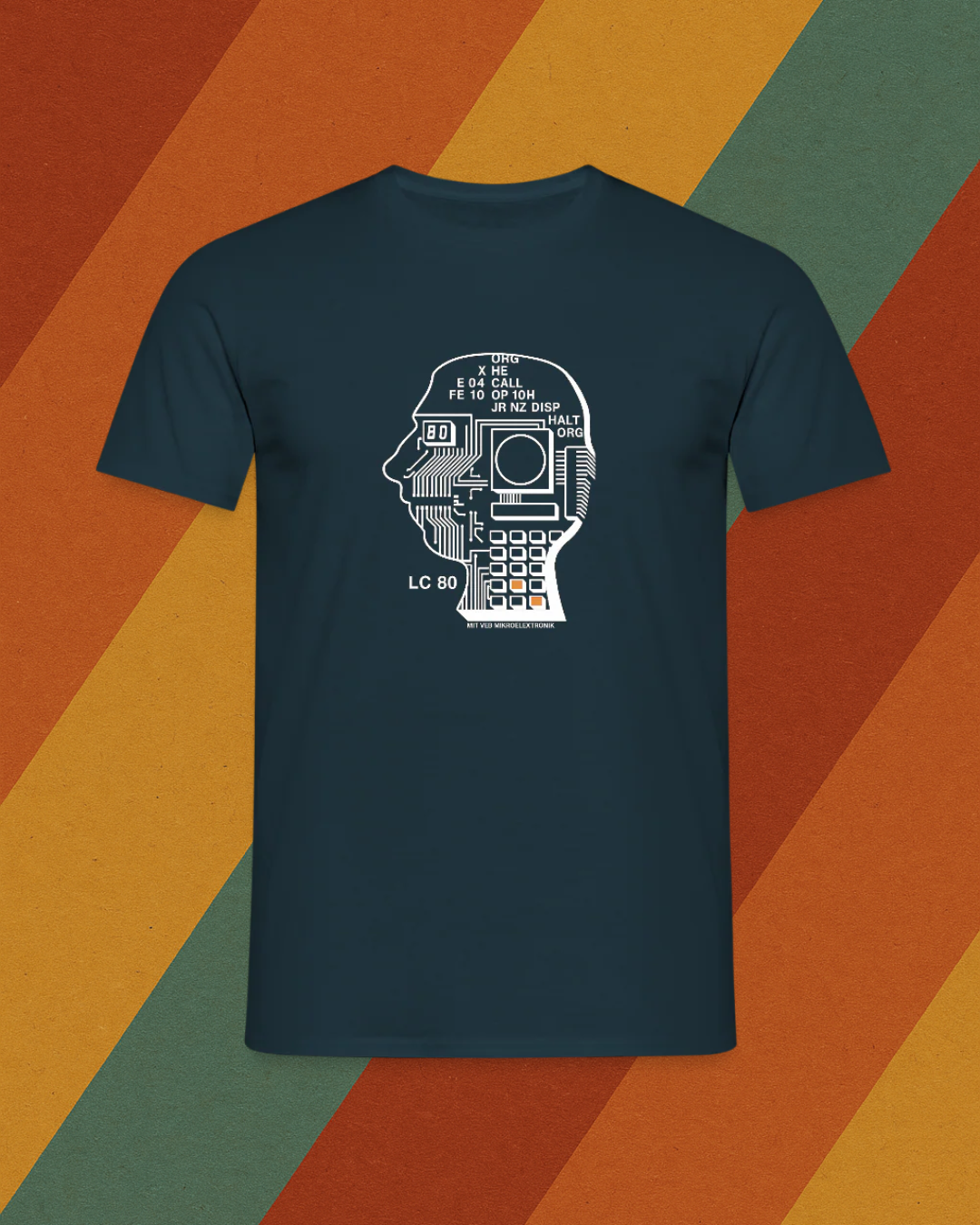 LC80 Herren T-Shirt – DDR Mikroelektronik trifft Retro Future Design