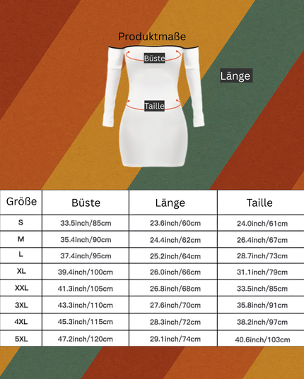 DDR Kleid Schulterfrei