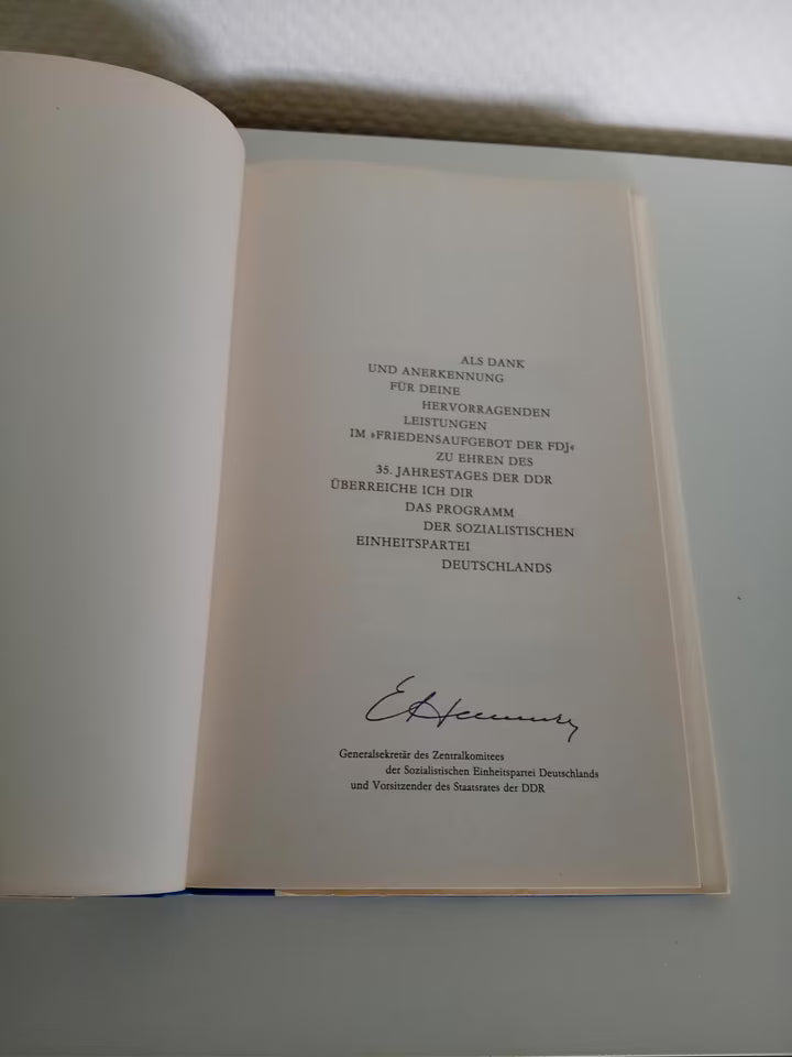 Programm der SED – Dietz Verlag Berlin 1984