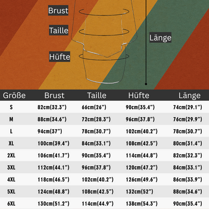 Kleid Retro Streifen