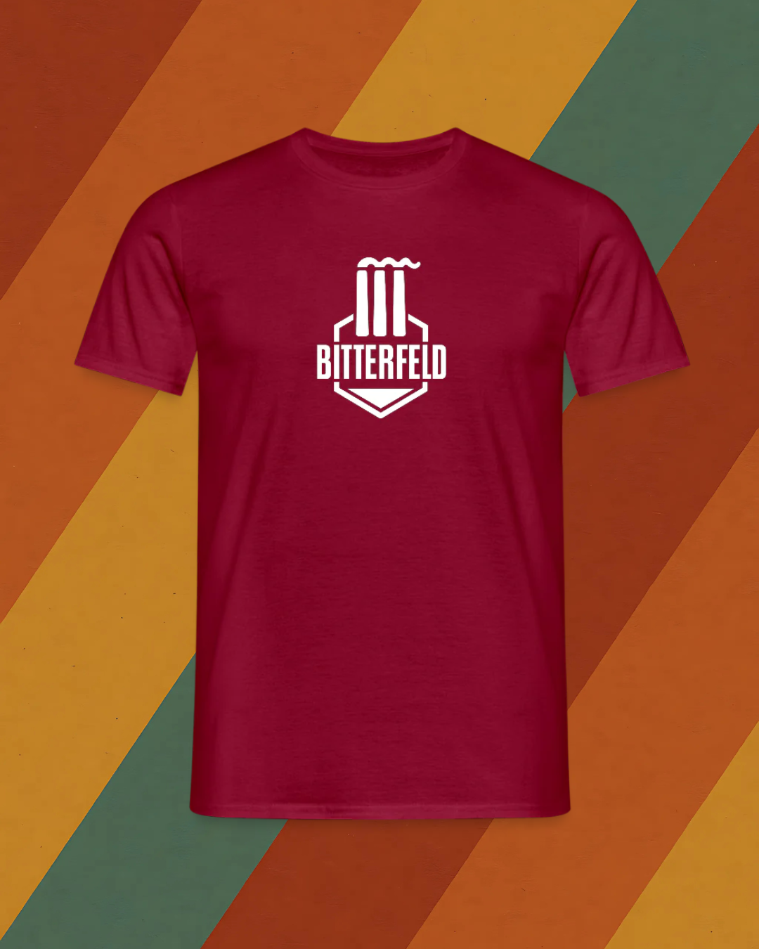 Bitterfeld Herren T-Shirt mit Industrie-Design im Retro DDR Stil
