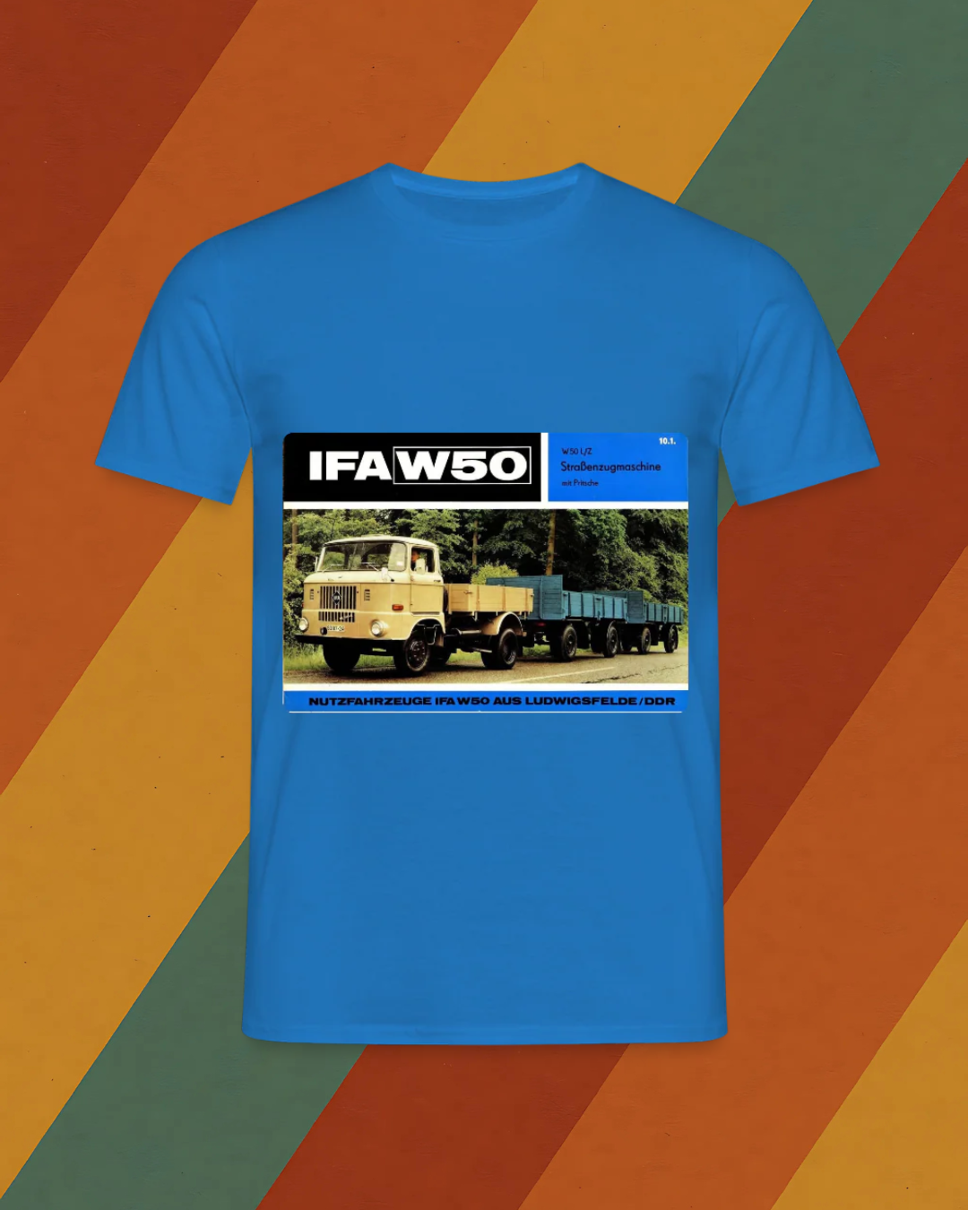 🚛 IFA W50 – Nutzfahrzeug-Kult auf Stoff