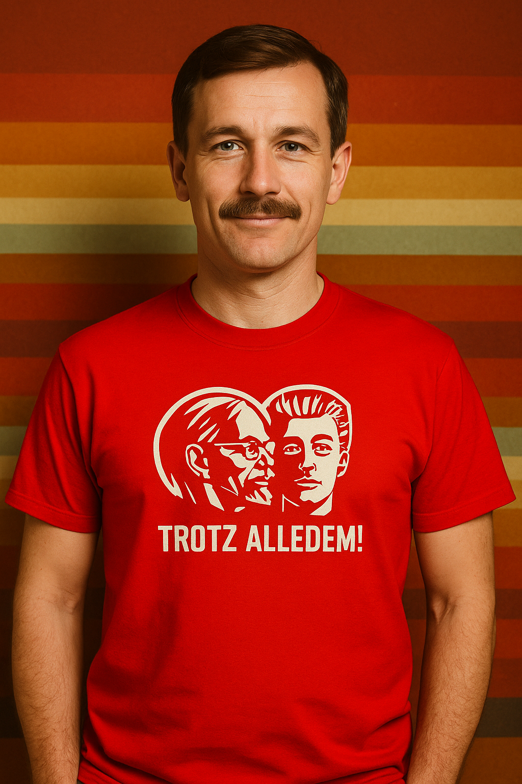 Trotz Alledem T-Shirt – DDR Motiv mit Gesichtern und Statement