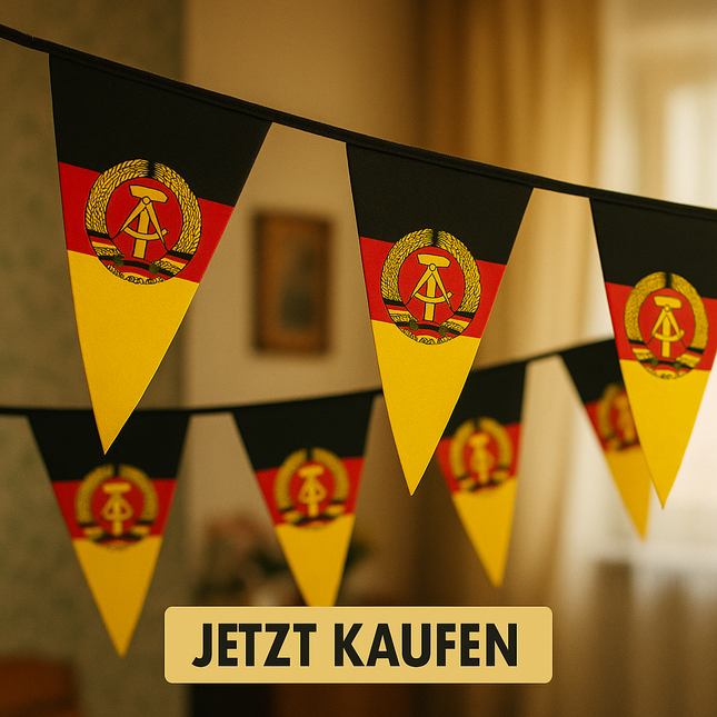 DDR Flagge für Party