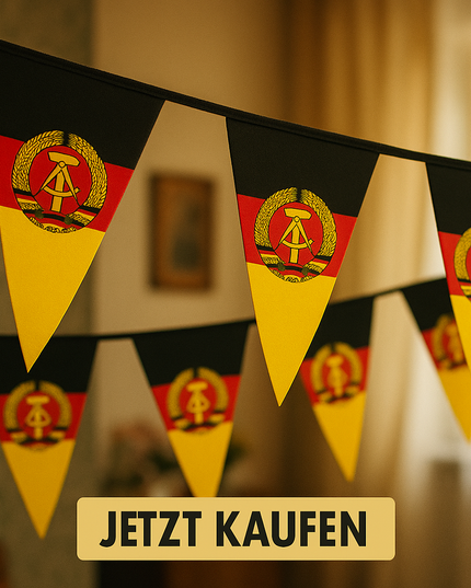 DDR Flagge für Party