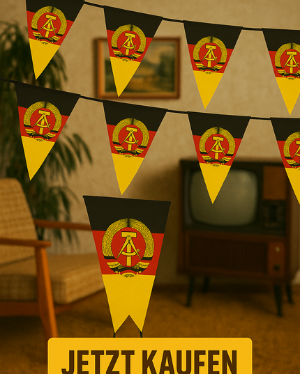 DDR Flagge für Party