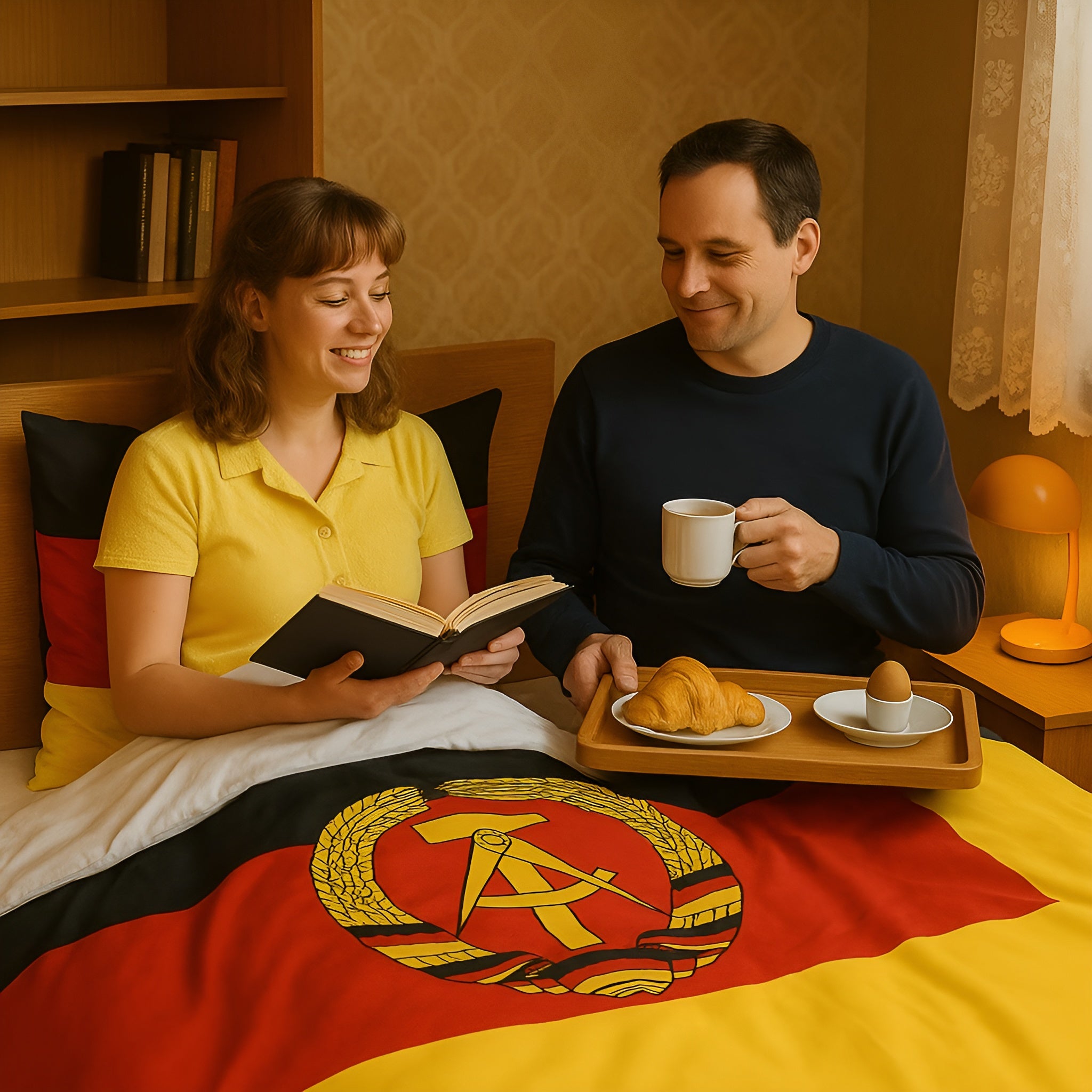 DDR Bettwäsche – Staatswappen-Design