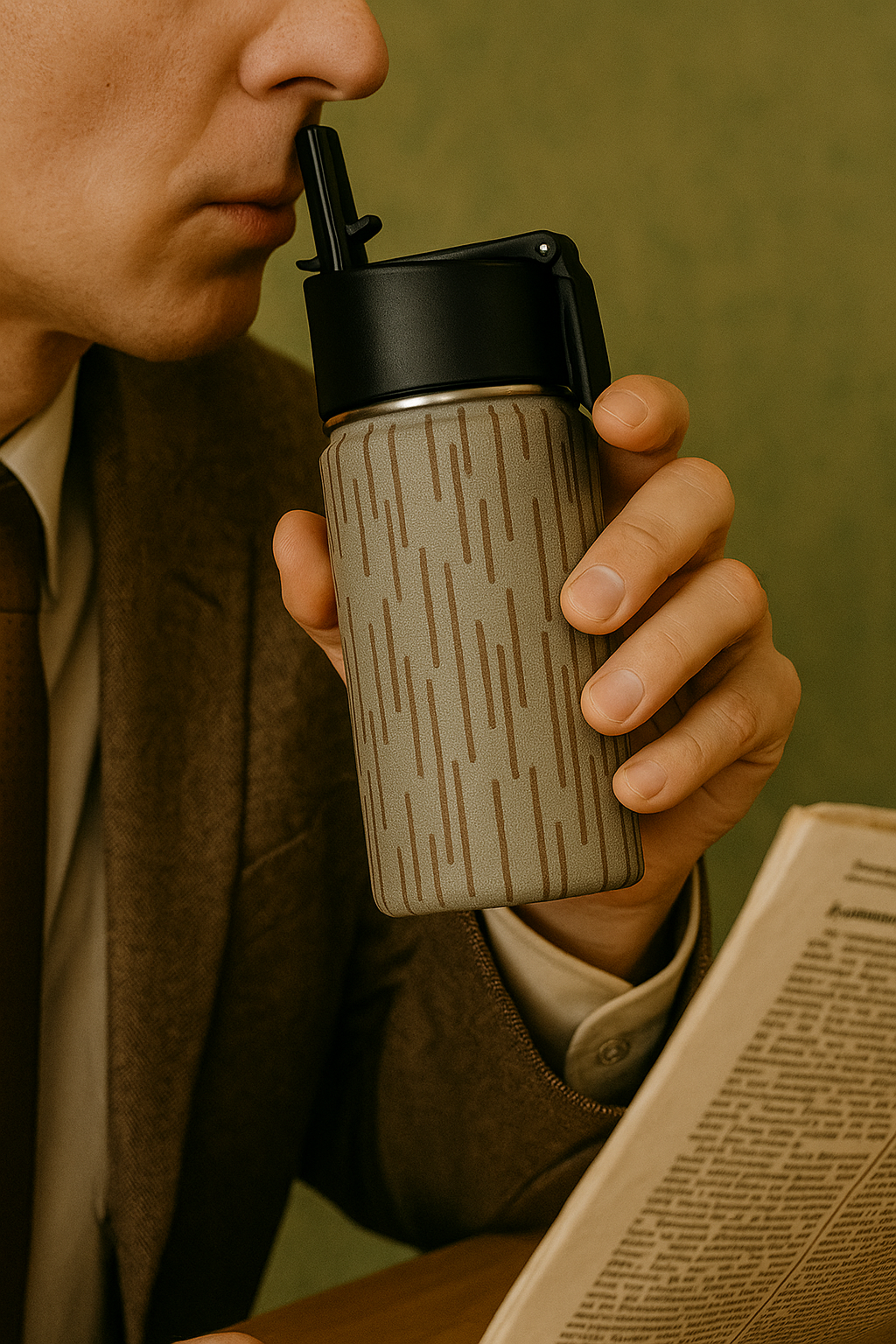 NVA Trinkflasche Einstrich Keinstrich Tarnung