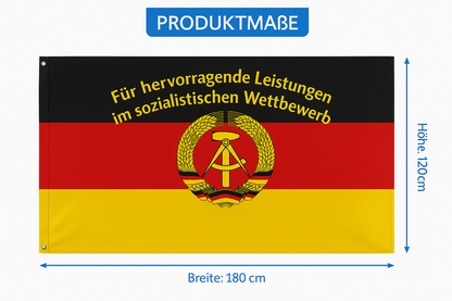 🚩 DDR Flagge – Sozialistischer Wettbewerb