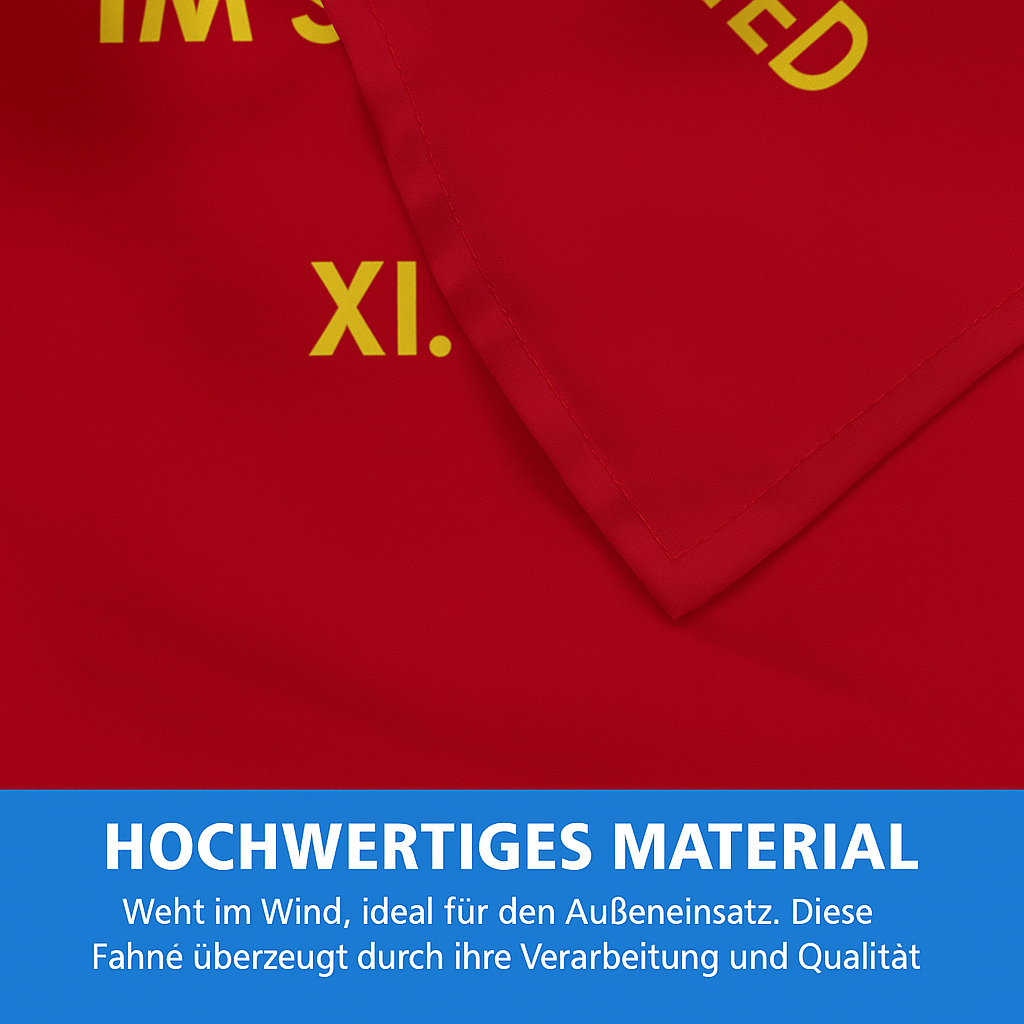 DDR-Flagge: XI. Parteitag der SED – Sozialistischer Wettbewerb