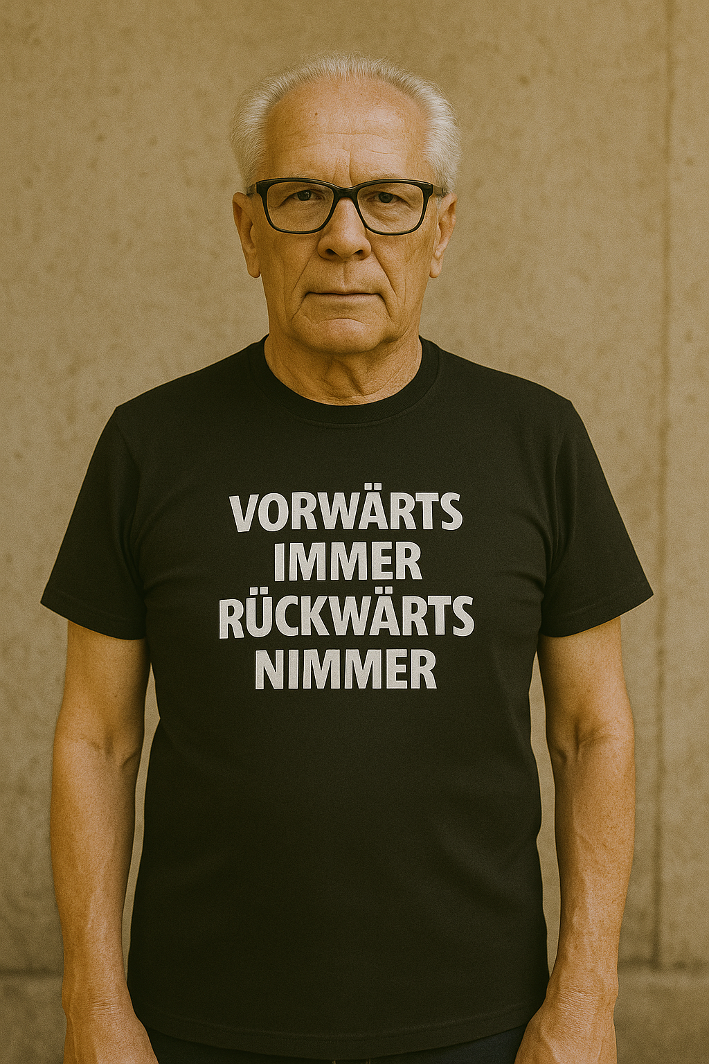 T-Shirt – VORWÄRTS IMMER, RÜCKWÄRTS NIMMER