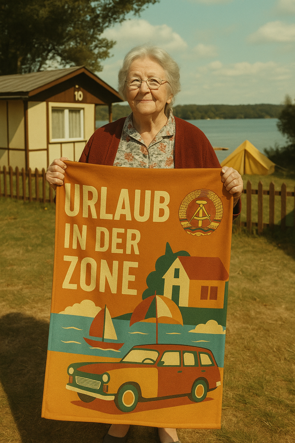 Urlaub in der Zone Handtuch