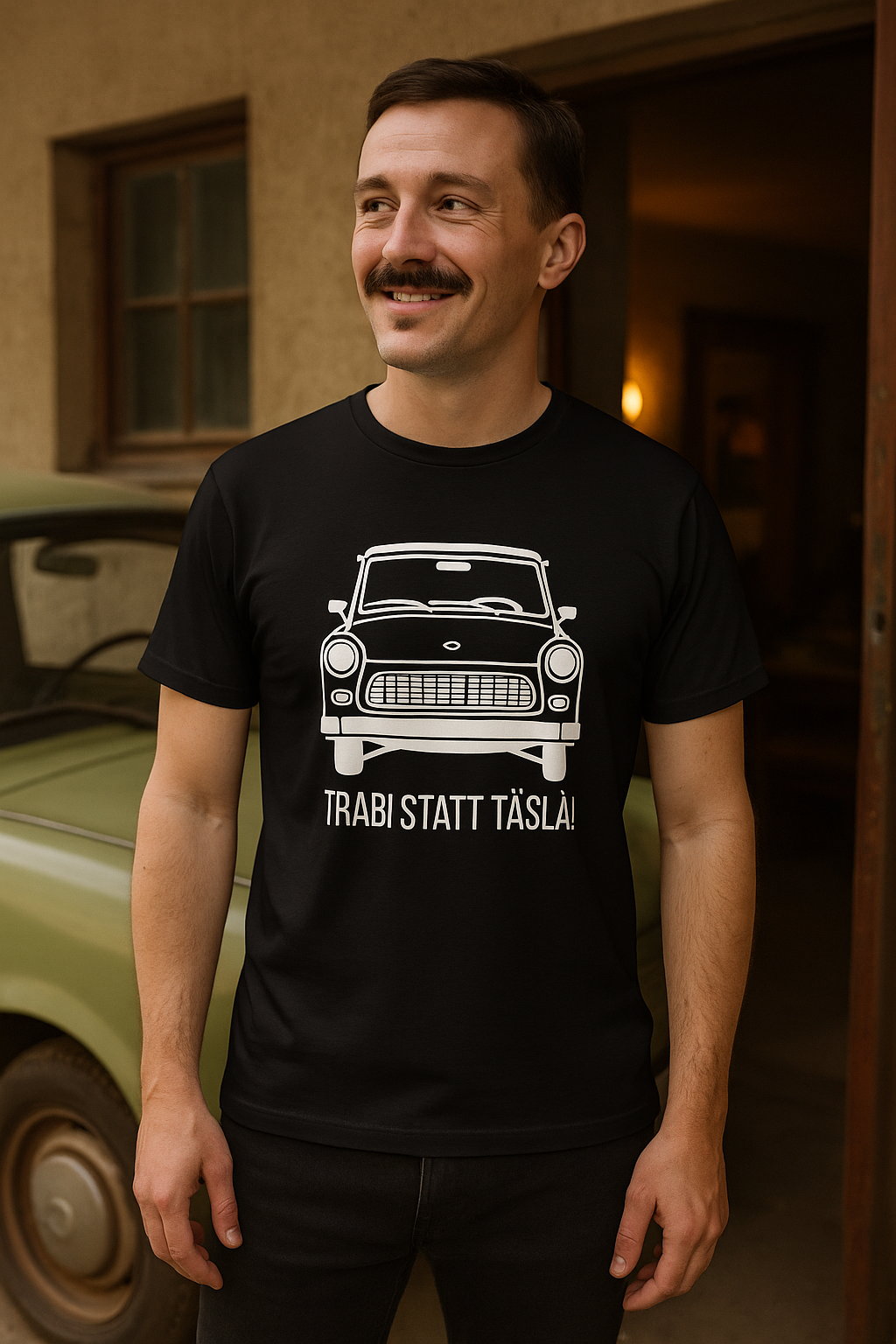 Trabi statt Tesla T Shirt