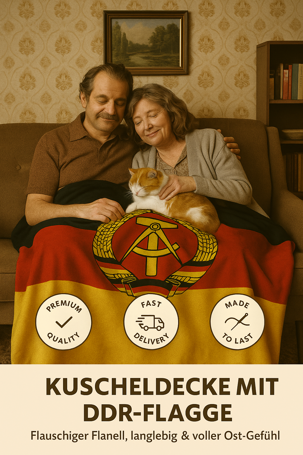 DDR Kuscheldecke