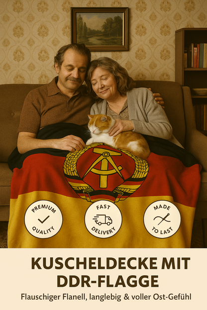 DDR Kuscheldecke