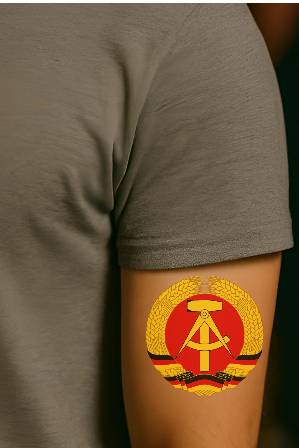 DDR Kult Tattoo – Staatswappen der DDR&nbsp;