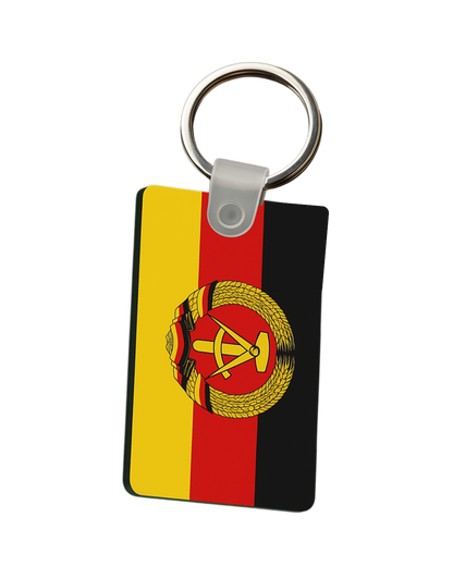 DDR Schlüsselanhänger – Jungpioniere & Flagge auf beiden Seiten
