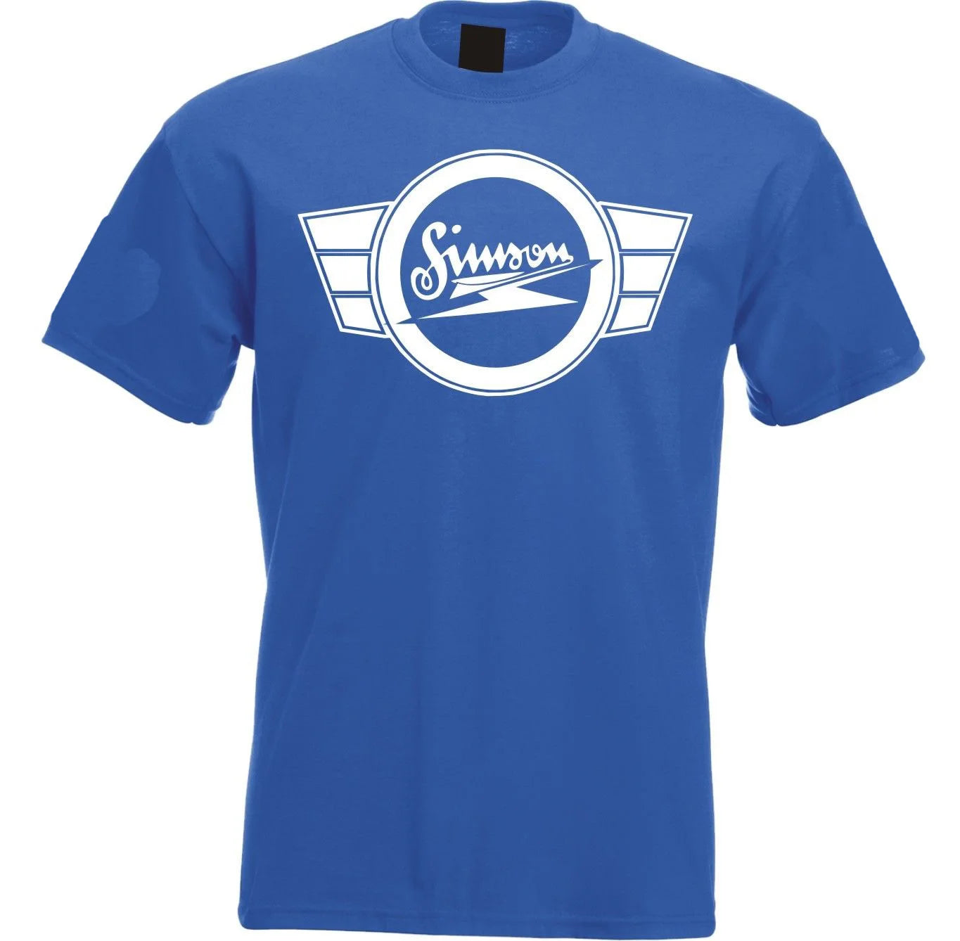 Simson Kult T-Shirt – Orange mit Kultlogo und Blitzflügeln