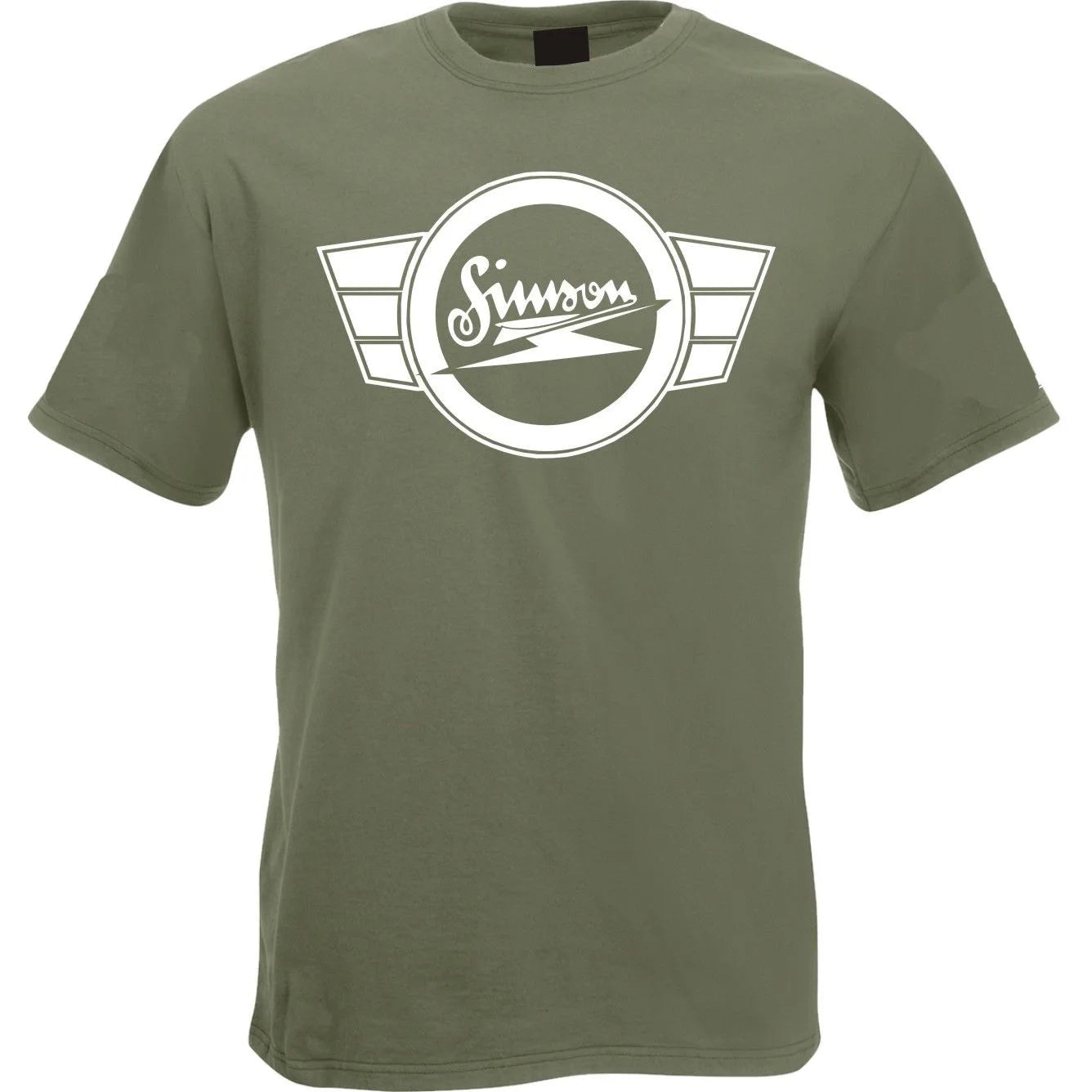 Simson Kult T-Shirt – Orange mit Kultlogo und Blitzflügeln