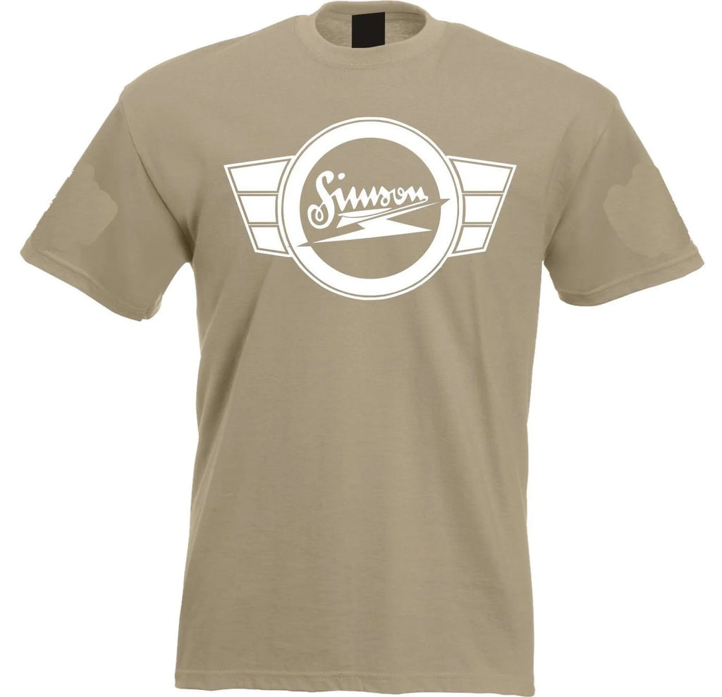 Simson Kult T-Shirt – Orange mit Kultlogo und Blitzflügeln